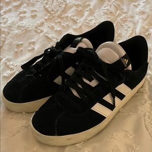 Adidas Classic Black and White Trainers